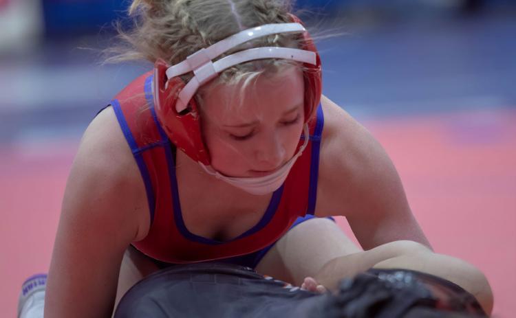 Durant High School senior wrestler Addison Polk qualified for the state wrestling tournament for the fourth straight year. Matt Swearengin | Durant Democrat