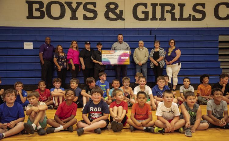 Matt Swearengin | Durant Democrat The Boys &amp; Girls Club of Red River Valley received a $21,500 grant from the Taco Bell Foundation and the funds will go toward educational programs.