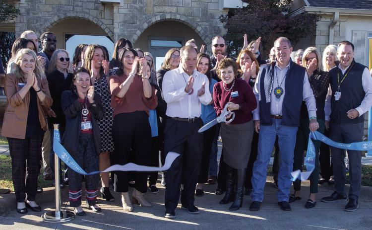 A ribbon cutting was held Nov. 19 for the Children’s Urgent Recovery Center in Durant. The center will address mental health needs of children in the community, and it is the result of a collaboration between Lighthouse Behavioral Wellness Centers and the Choctaw Nation. Matt Swearengin | Durant Democrat