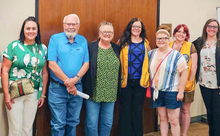 A committee for the Durant Lions Club Legacy Park project met recently and from left are, Charles Weiner, Brina Dutton, Lynn Smith, Theresa Boston, Shelley Dunnam, Natalie Cox, Rina Kravitz, Paige Smith and Mark Swearengin. Not pictured are Eve Carver, Ryan Brewer, Paul Buntz, Melanie Knight and Melynda Keeling. Photo provided