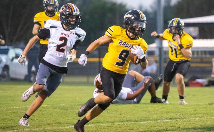 Matt Swearengin | Durant Democrat Jake McKay runs down field.