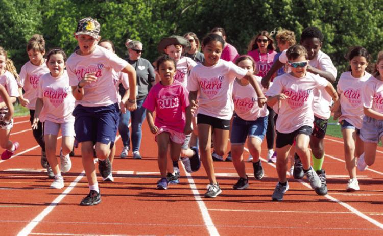 Clara’s Run, in honor of Clara Robinson, was May 13 at the Durant High School track. Matt Swearengin | Durant Democrat