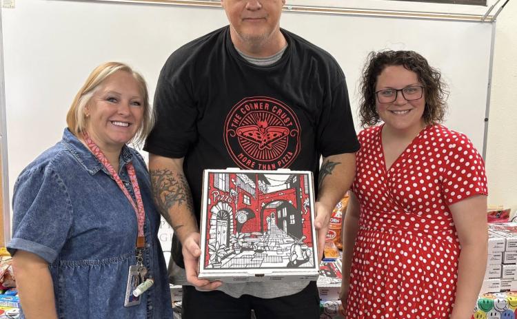 Photo porvided | WI The Corner Crust fed the Washington Irving teachers and staff on our first day back with students. The school said it is lucky to have community members Curt Walker, Cory Cooper and Jason Cobb supporting Washington Irving.